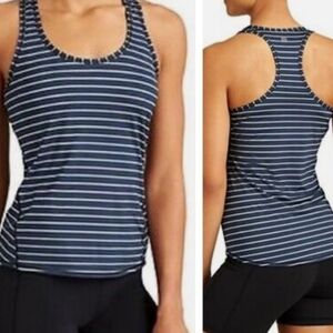 Athleta Striped Racerback Tank Top